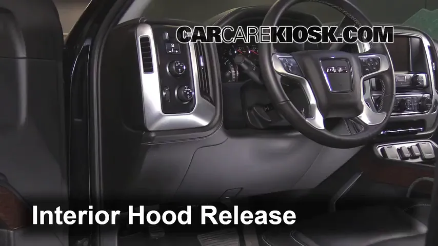 2015 GMC Sierra 2500 HD 6.0L V8 FlexFuel Extended Cab Pickup Hood